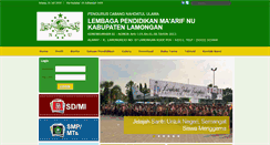 Desktop Screenshot of maarifnulamongan.or.id