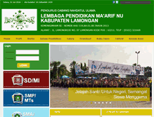 Tablet Screenshot of maarifnulamongan.or.id